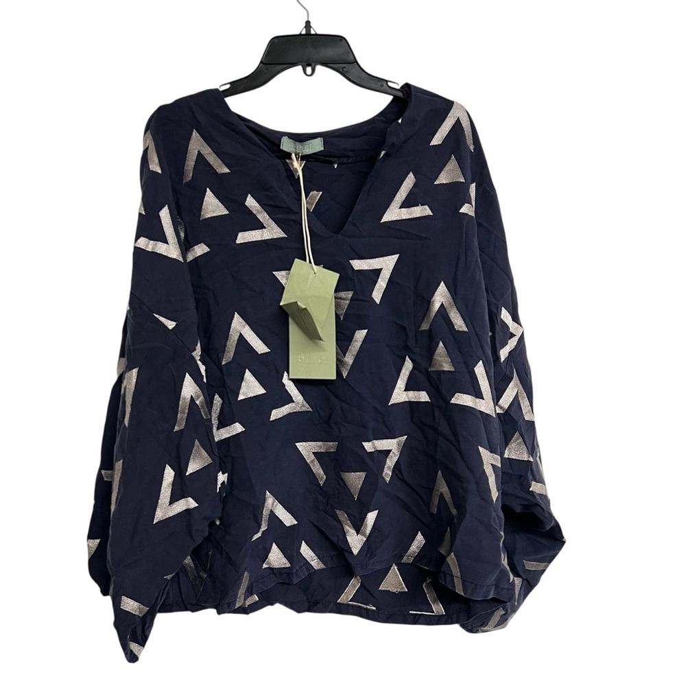 New Aether Concept 100%‎ Lyocell Greek Origin Printed Blouse